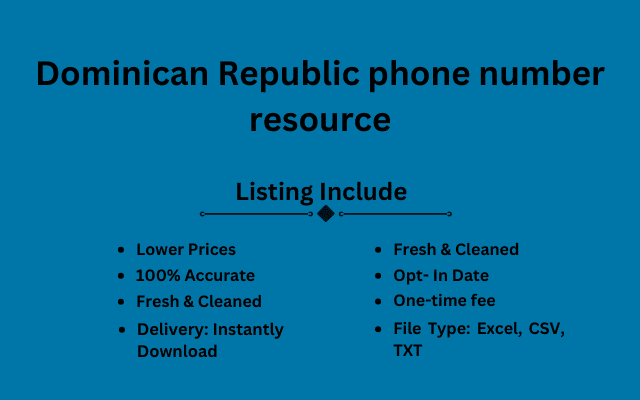 Dominican Republic phone number resource