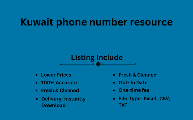 Kuwait phone number resource