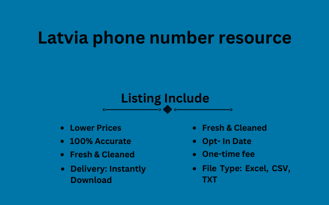 Latvia phone number resource