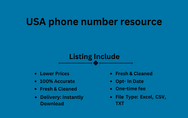 USA phone number resource